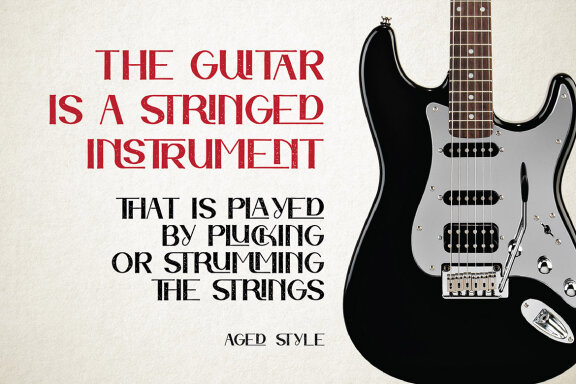 Retro Sound Ligature Label Font