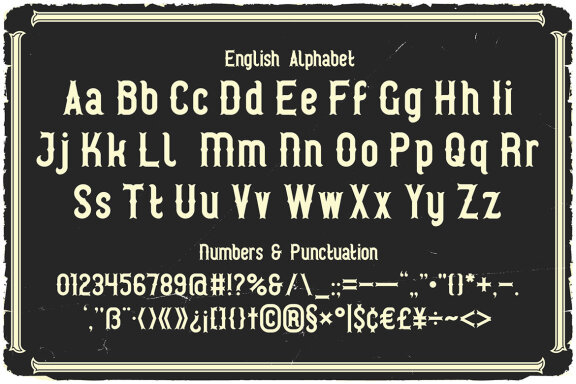 Rock Cafe Vintage Label Font