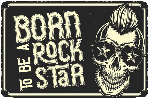 Rock Cafe Vintage Label Font