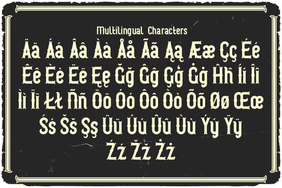 Rock Cafe Vintage Label Font