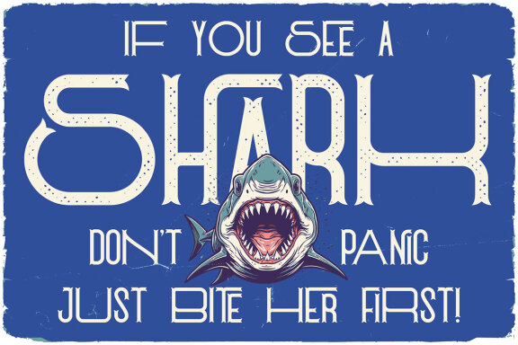 Weird Fish Vintage Label Font