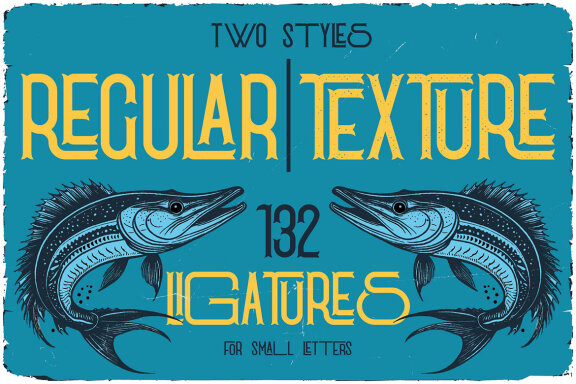 Weird Fish Vintage Label Font