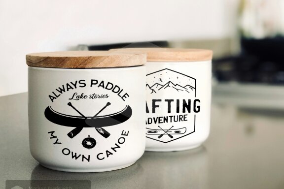Camping SVG Silhouette Designs Lake Tshirt Cutting PNG EPS