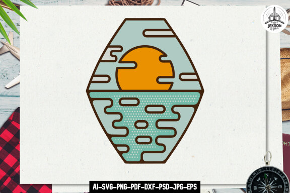 Summer Adventure Design SVG | Summer Sea Sticker PNG