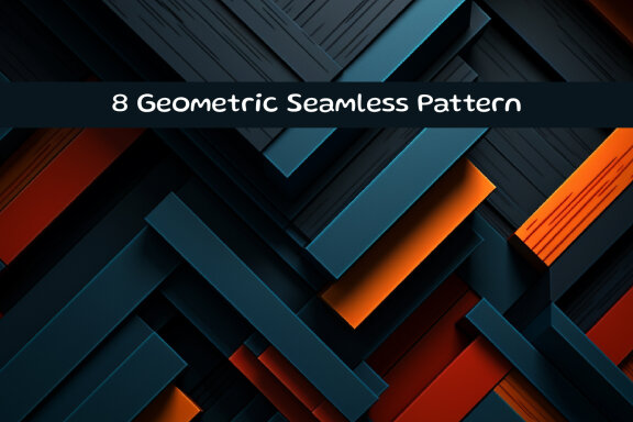 Geometric seamless pattern background