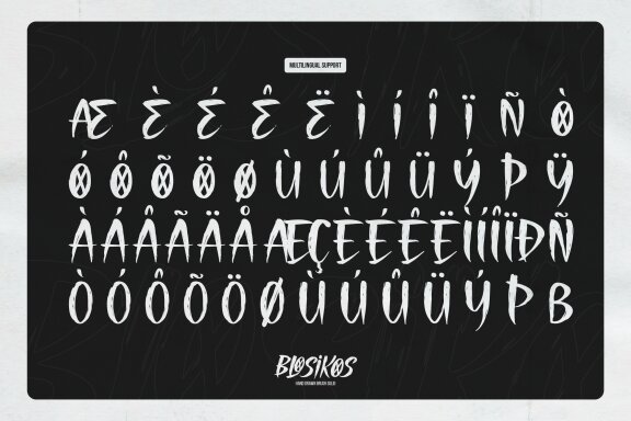 Blosikos | Hand Drawn Brush