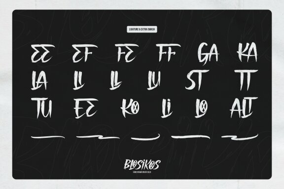 Blosikos | Hand Drawn Brush