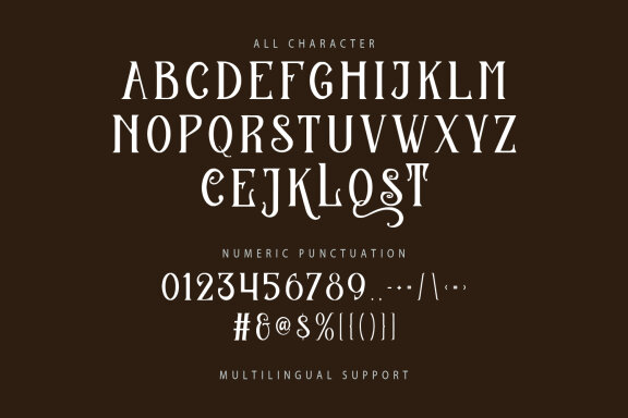 Cilamane Serif Decorative Display Font