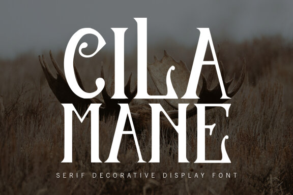 Cilamane Serif Decorative Display Font