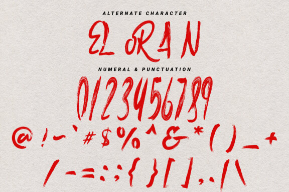 Norael Enzhen Brush Display Font