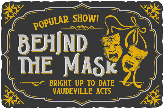 Country Theater Vintage Label Font