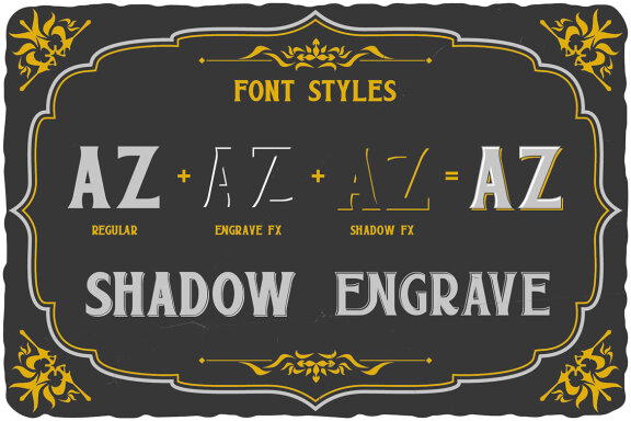 Country Theater Vintage Label Font