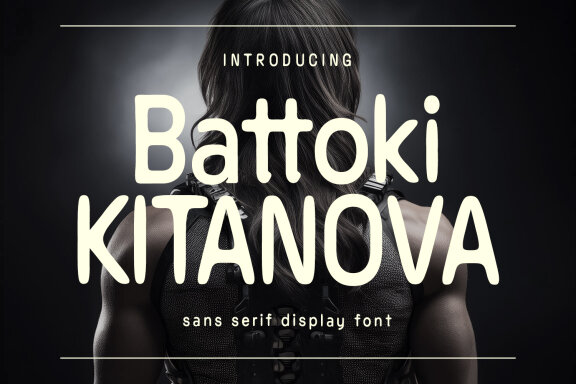 Battoki Kitanova Sans Display Font