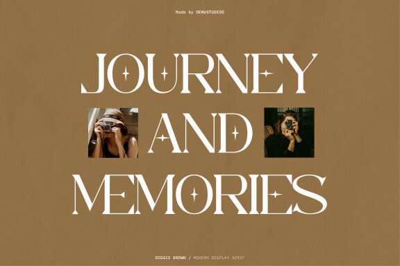 Diggie Brown | Modern Display Serif