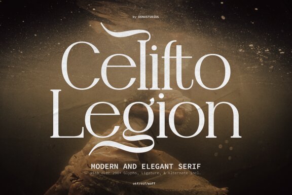 Celifto Legion | Modern And Elegant Serif