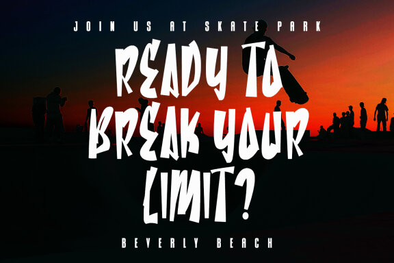 Mishab Oketer Graffity Display Font