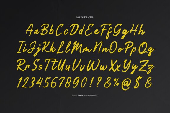 Mietta Smooth | Brush Handwritten Font