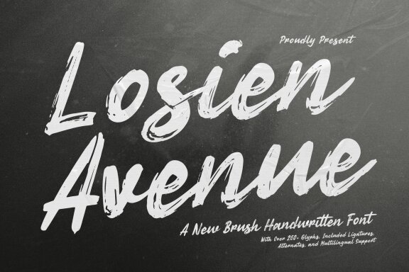 Losien Avenue | Brush Handwritten