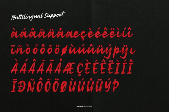 Losien Avenue | Brush Handwritten