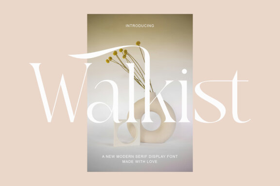 Walkist A New Modern Serif Display Font