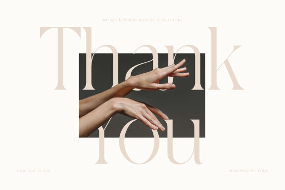 Walkist A New Modern Serif Display Font