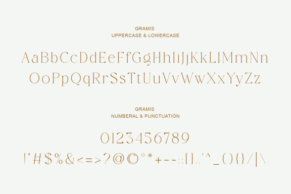 Gramiss Modern And Elegant Serif Font