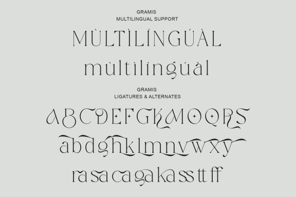 Gramiss Modern And Elegant Serif Font