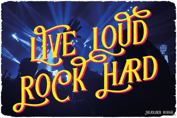 Headliner Vintage Decorative Font