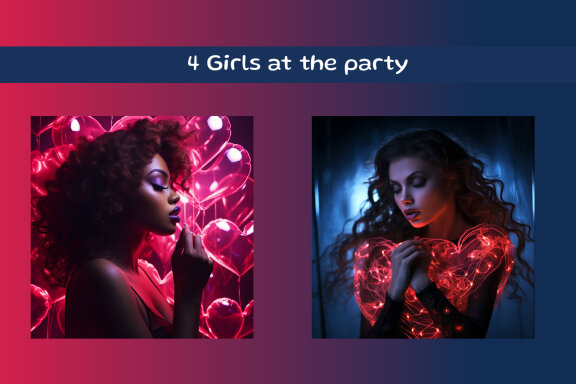 Girls at the party