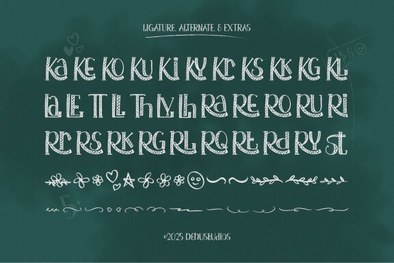 Kanvase Chalks | Handwritten Typeface