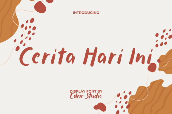 Cerita Hari Ini Font