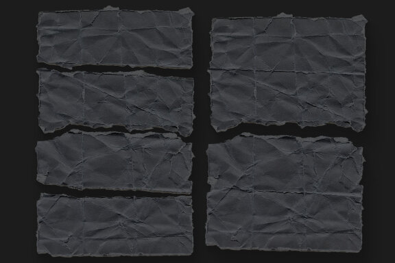 FREE Crumpled & Ripped Papers - 13 Sets