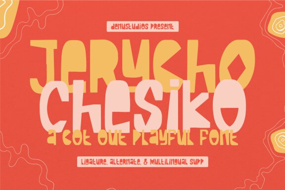Jerycho Chesiko | Playful Font