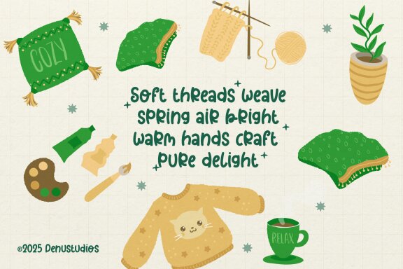 Komachi Wiggler | Cute Playful Font
