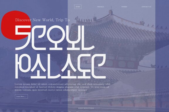 Haoraun | Korean Typeface