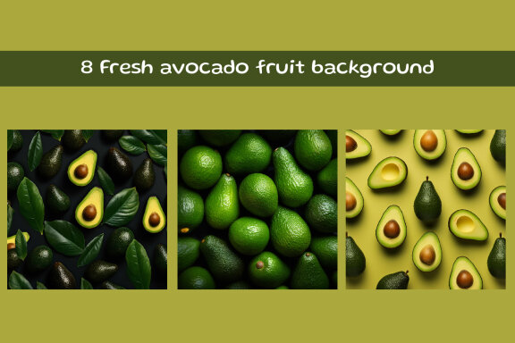 Fresh avocado fruit background