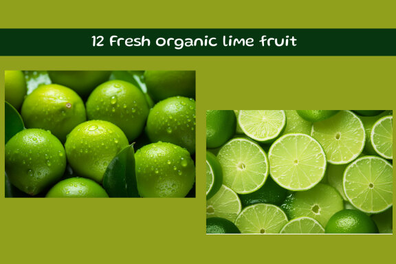 Fresh organic lime fruit