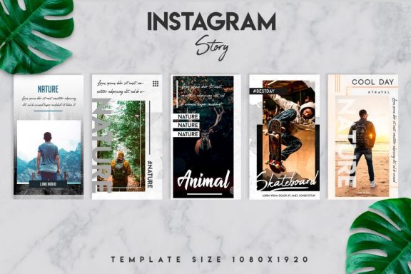 10 instagram story set