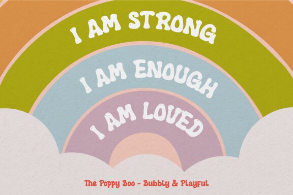 Poppy Boo | Bubbly And Playful Font