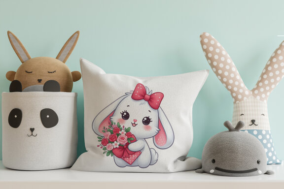 Cute Little Bunny PNG Clipart