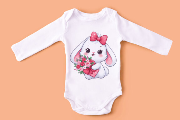 Cute Little Bunny PNG Clipart