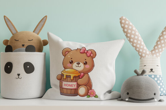Cute Little Bear PNG Clipart