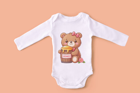 Cute Little Bear PNG Clipart