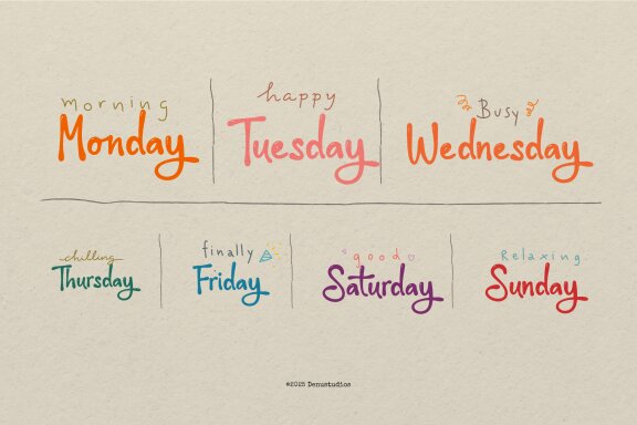 Bonyhumy | Cute Handwritten Font