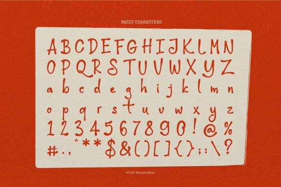 Bonyhumy | Cute Handwritten Font