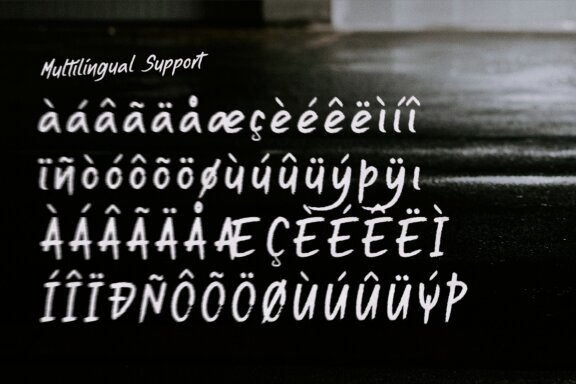 Grand Morisey | Brush Handwritten Font
