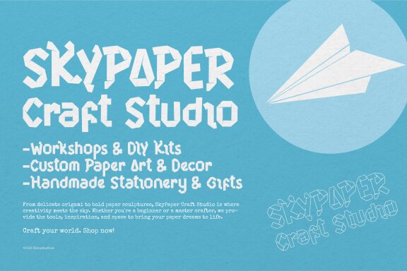 Origraph | Origami Font