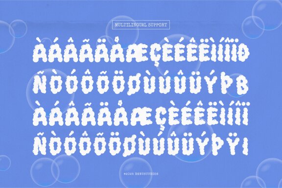 Fabilo Soap | Bold Bubble Font