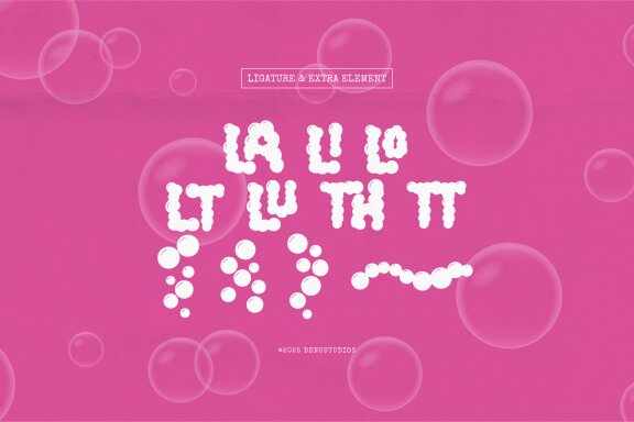 Fabilo Soap | Bold Bubble Font