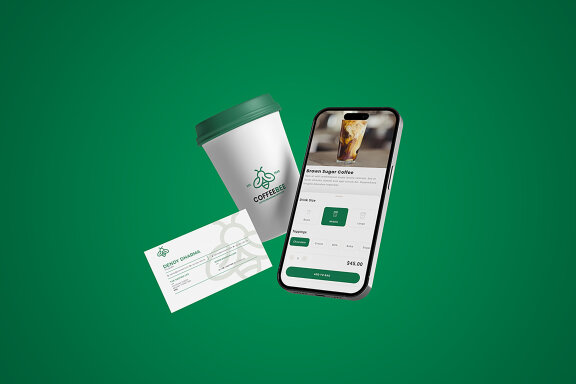 Floating Branding Packaging Mockup